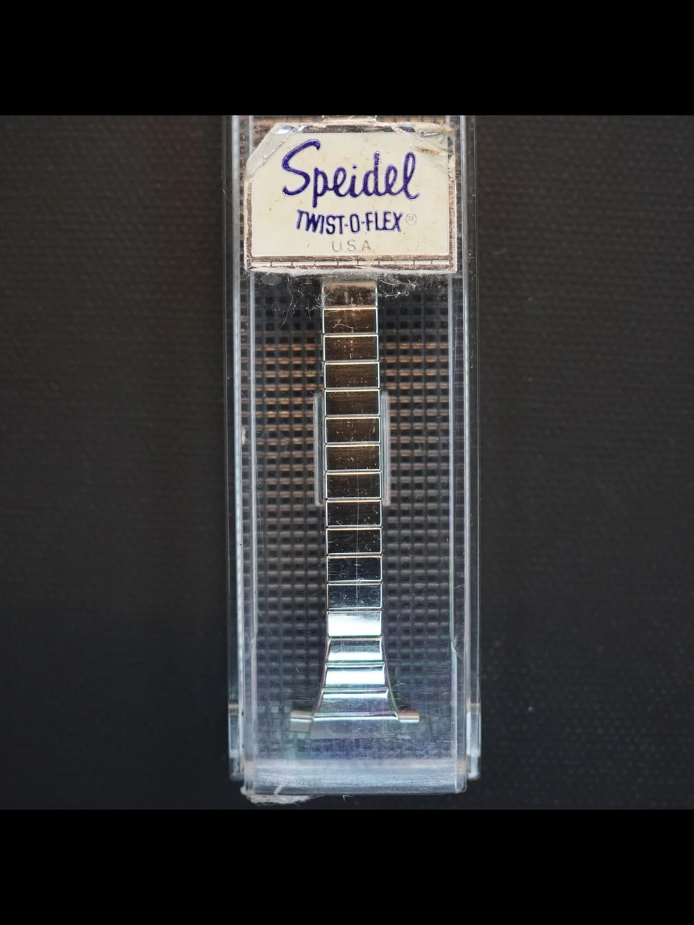 NOS Speidel Twist-O-Flex USA Gold Tone Expansion Watch Band 10mm to 14mm